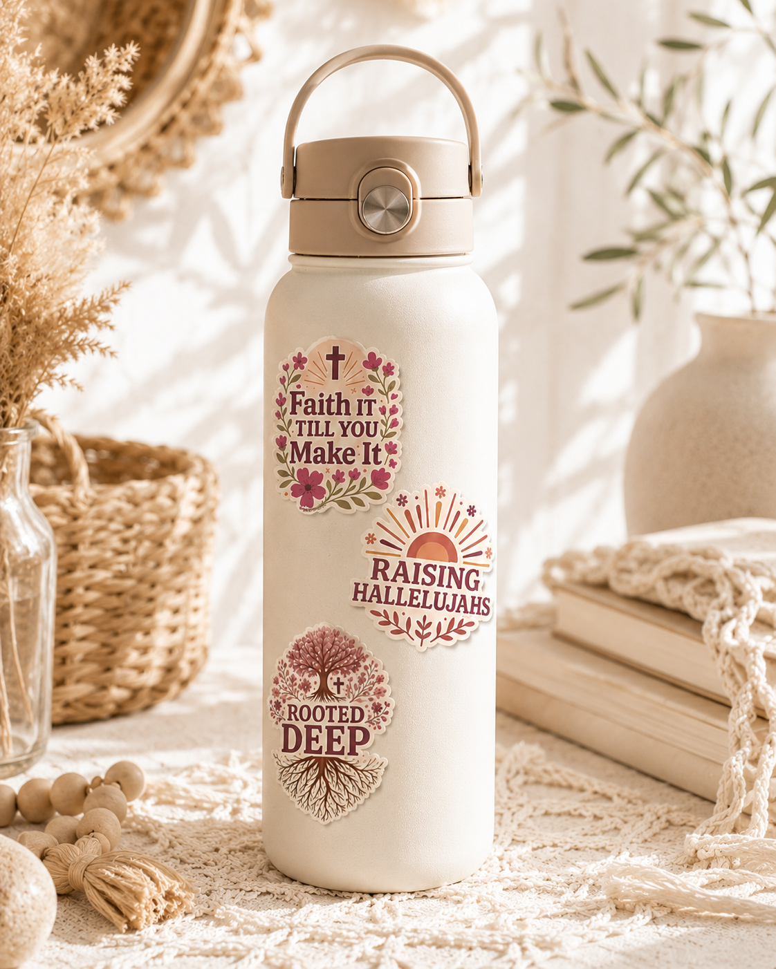 BG Faith-Inspired Waterproof Vinyl Stickers