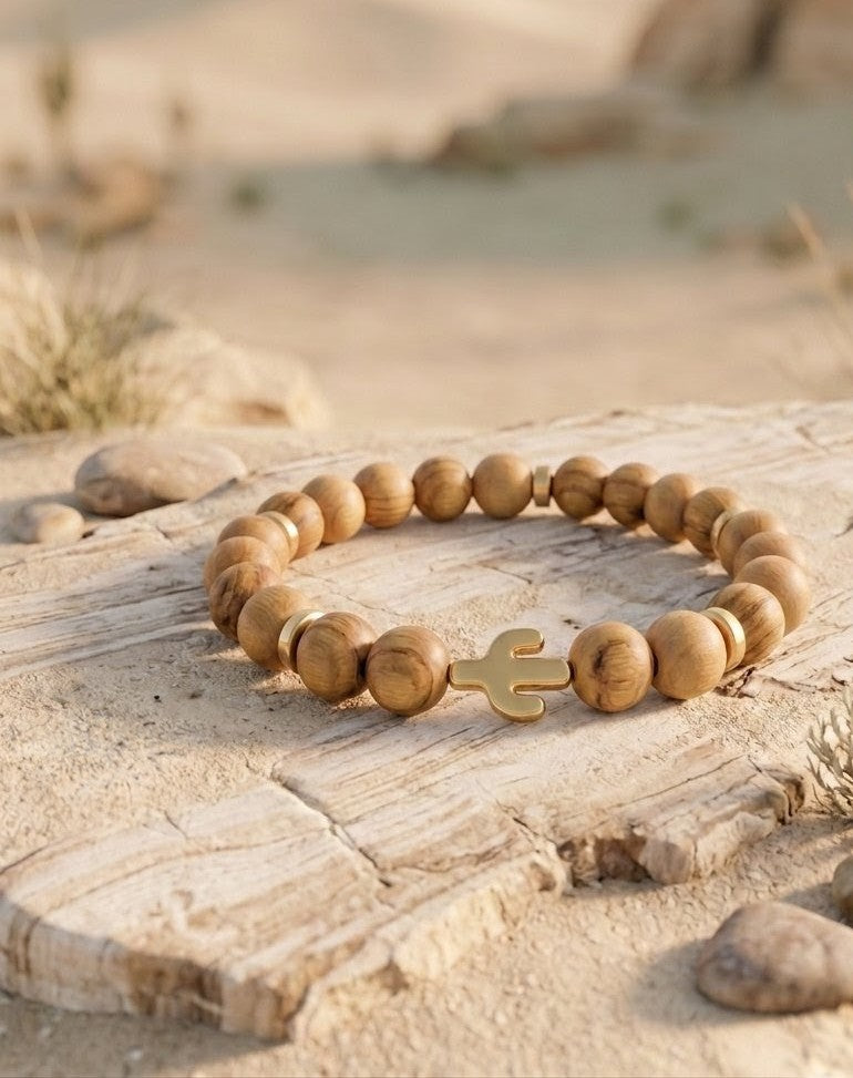 "Rivers in The Desert" Olivewood bracelet