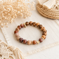 Everlasting Love Jerusalem Olive Wood Bracelet | Gold Heart Christian Bracelet – Jeremiah 31:3