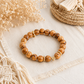 Everlasting Love Jerusalem Olive Wood Bracelet | Gold Heart Christian Bracelet – Jeremiah 31:3