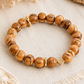 Everlasting Love Jerusalem Olive Wood Bracelet | Gold Heart Christian Bracelet – Jeremiah 31:3