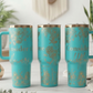 "Consider the Flowers" Laser Engraved Copper Tumbler