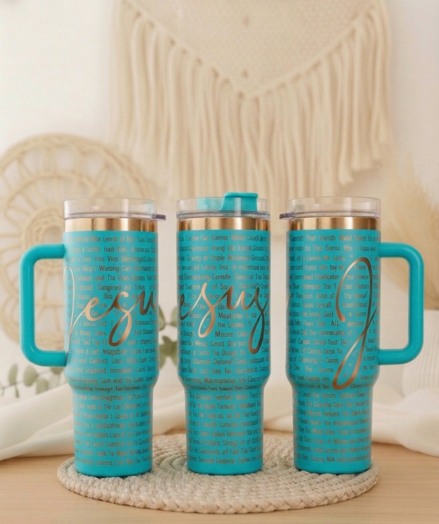 Names of God Laser Engraved Tumbler