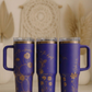 “Rivers in the Desert” Cream Gold Cactus Tumbler