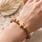 Israeli Olive Wood Gold bracelet