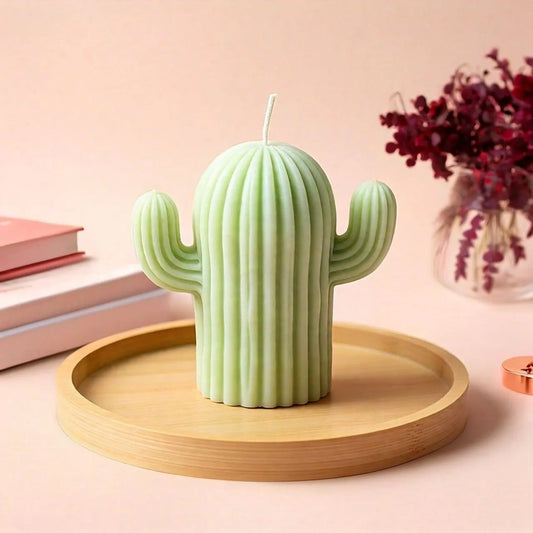 Handmade Aromatherapy Cactus Shaped Candle