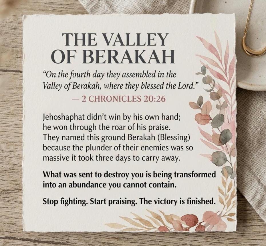 Berakah Blessing Necklace – 18K Gold Plated Christian Faith Jewelry