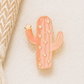 Pink & Gold Cactus Pin