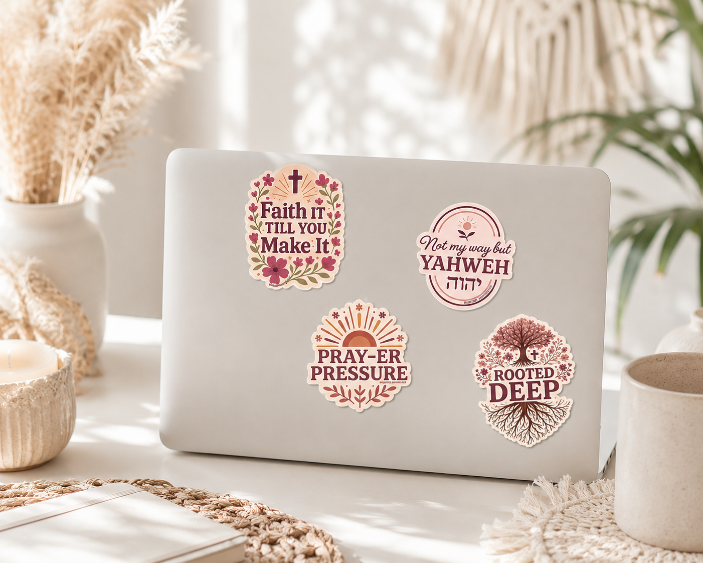 BG Faith-Inspired Waterproof Vinyl Stickers