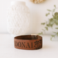 Names of God Leather Engraved Cuff