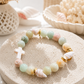 Amazonite & Hebrew Cone Seashell Christian Bracelet | Psalm 93 Collection