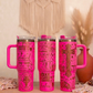 Christian women's Pray 40oz Gold Plated Cream Double walled Tumbler