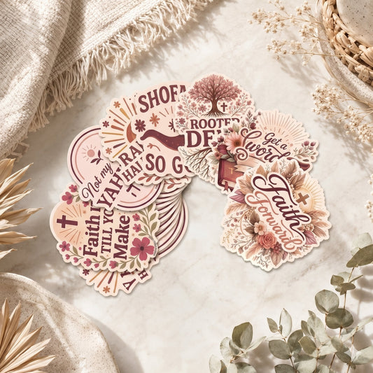 BG Faith-Inspired Waterproof Vinyl Stickers