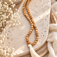 Long Olivewood w/Tassel Necklace