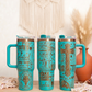 Christian women's Pray 40oz Gold Plated Cream Double walled Tumbler