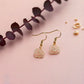 Gold Rose Earrings
