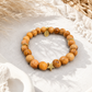 Olive Wood Star Bracelet from Bethlehem, Holy Land | Christian Faith Jewelry for Women